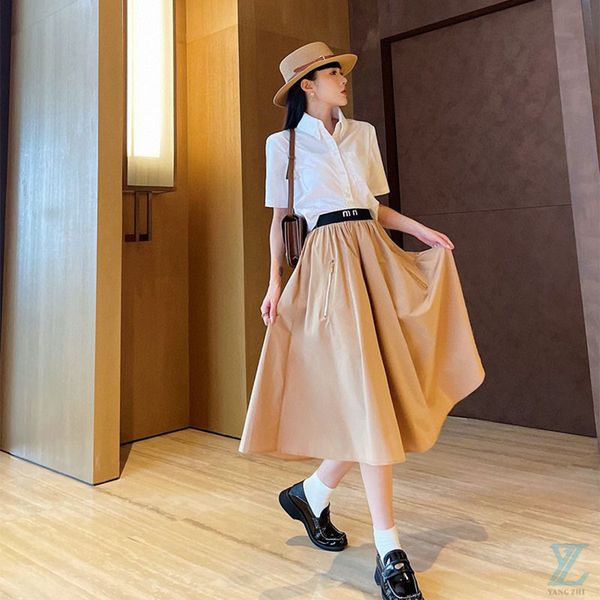 letter ribbon high waist skirt women's summer zipper pocket slim a-line short skirt, Black
letter ribbon high waist skirt women's summer zipper pocket slim a-line short skirt, Black