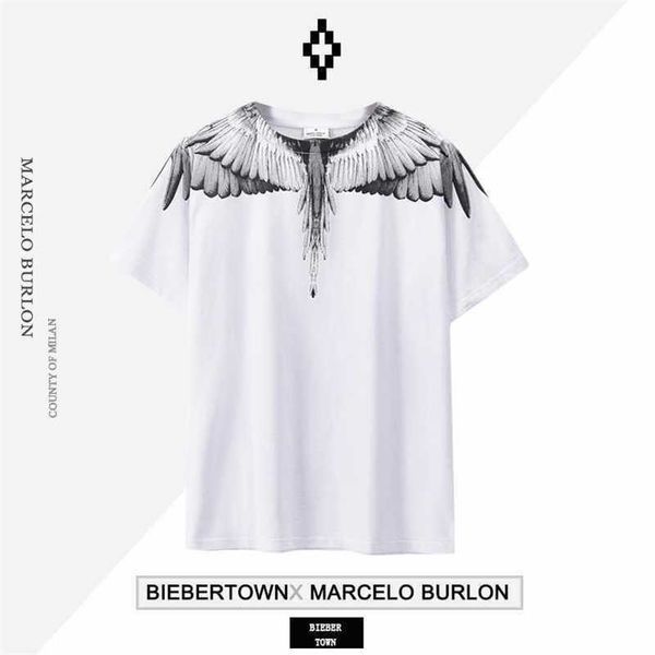 2023 designer marcelos burlons pink purple winged short sleeve men's and women's street t-shirts summer fashion ins azon, White;black
2023 designer marcelos burlons pink purple winged short sleeve men's and women's street t-shirts summer fashion ins azon, White;black
