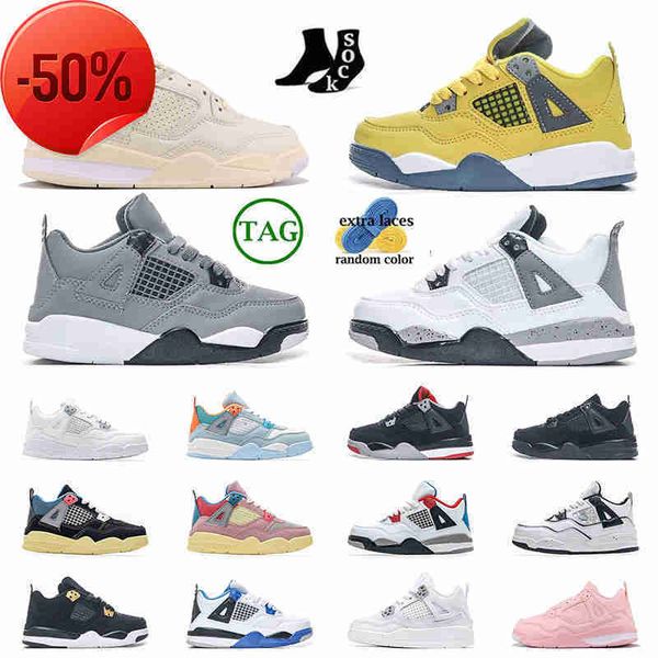 wholesale kid shoes 4s children preschool toddler movement athletic outdoor baby designer sneaker white cement university blue bred sail red, Black
wholesale kid shoes 4s children preschool toddler movement athletic outdoor baby designer sneaker white cement university blue bred sail red, Black