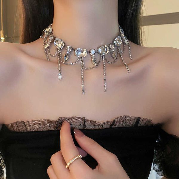 pendant necklaces fyuan geometric square crystal choker necklaces for women long tassel clavicle chain necklaces statements jewelry gifts z0, Silver
pendant necklaces fyuan geometric square crystal choker necklaces for women long tassel clavicle chain necklaces statements jewelry gifts z0, Silver
