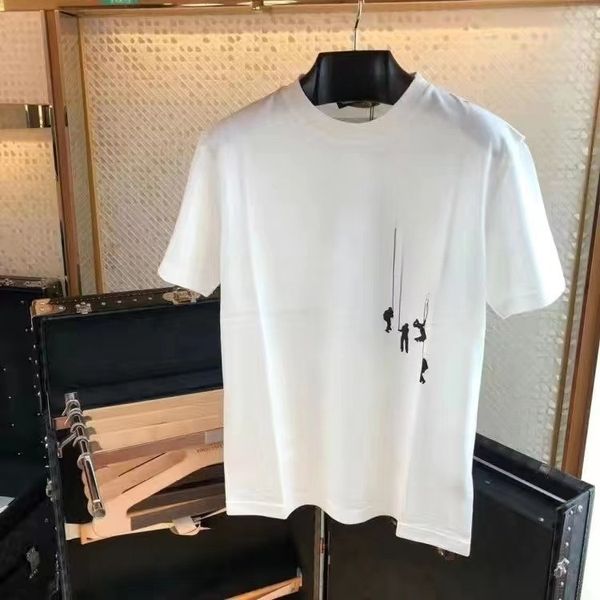 mens designer t-shirts print lifting rope letter cotton summer tee breathable fashion luxury o neck, White;black
mens designer t-shirts print lifting rope letter cotton summer tee breathable fashion luxury o neck, White;black