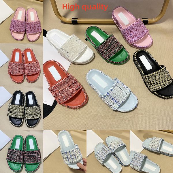 beach plaid slippers denim slippers scuffs classic flat heel 2023 summer lazy high designer fashion letter big head flat heel lady slides wo, Black
beach plaid slippers denim slippers scuffs classic flat heel 2023 summer lazy high designer fashion letter big head flat heel lady slides wo, Black