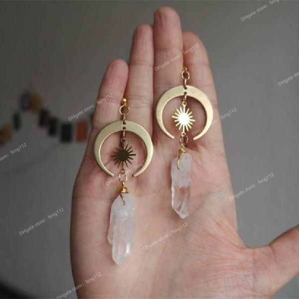 new hippie tribal sun crescent earrings brass color witchy jewelry bohemia birthday magical clear stone point women fashion gift earringsdan, Silver
new hippie tribal sun crescent earrings brass color witchy jewelry bohemia birthday magical clear stone point women fashion gift earringsdan, Silver