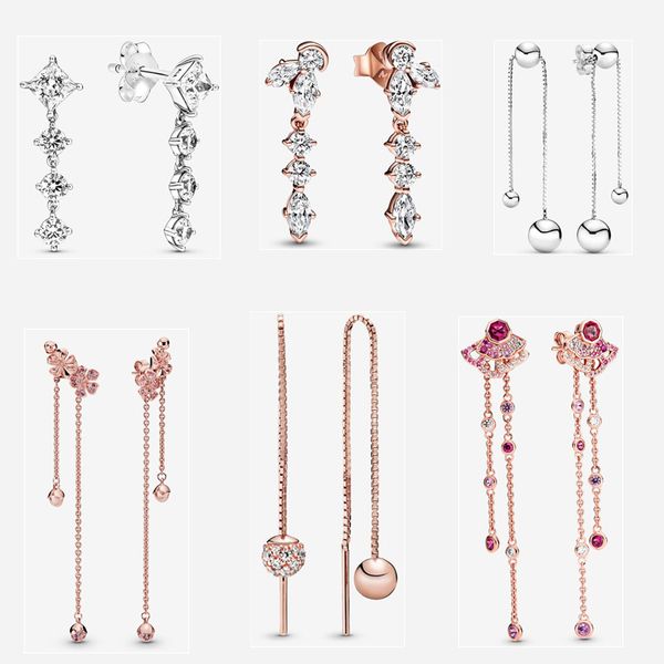shiny beaded stud earrings for women diamond chain rose gold earring diy fit pandora fashion charm pendant holiday gift, Golden;silver
shiny beaded stud earrings for women diamond chain rose gold earring diy fit pandora fashion charm pendant holiday gift, Golden;silver