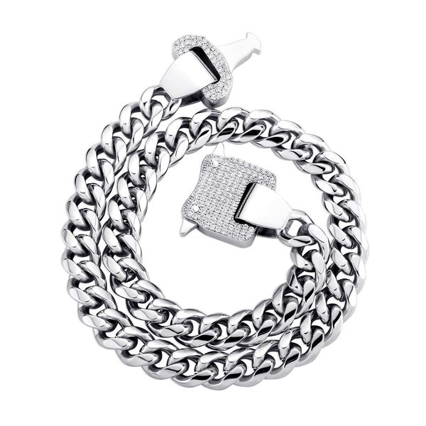 12mm smooth cuban link chain roller coaster necklace 1017 mens personalized functional style jewelry for men rapper hip hop grunge punk rock, Silver
12mm smooth cuban link chain roller coaster necklace 1017 mens personalized functional style jewelry for men rapper hip hop grunge punk rock, Silver