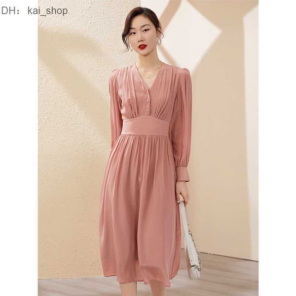 casual dresses mulberry silk 2023 new spring long sleeved v-neck commuting slim fit style showing white pink1, Black;gray
casual dresses mulberry silk 2023 new spring long sleeved v-neck commuting slim fit style showing white pink1, Black;gray