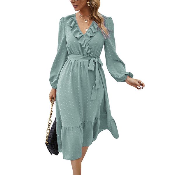 puff long sleeves women's vacational casual dresses v-neck mid-calf midi a-line oversized sweep high waist sashes panelled ruffles spri, Black;gray
puff long sleeves women's vacational casual dresses v-neck mid-calf midi a-line oversized sweep high waist sashes panelled ruffles spri, Black;gray