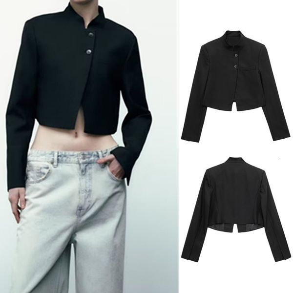 women's suits blazers cos lris spring women's retro temperament standup collar longsleeved slimfit slanted lapel short suit jacket, White;black
women's suits blazers cos lris spring women's retro temperament standup collar longsleeved slimfit slanted lapel short suit jacket, White;black
