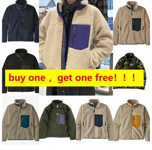 patagonias men fleece jacket classic retro mens thick warm down designer models lamb cashmere stand collar couple winter coats mz, Black;brown
patagonias men fleece jacket classic retro mens thick warm down designer models lamb cashmere stand collar couple winter coats mz, Black;brown