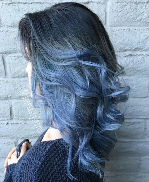 ombre black blue wig woodfestival curly synthetic hair medium length cosplay wigs for women rainbow colored female 18inches
ombre black blue wig woodfestival curly synthetic hair medium length cosplay wigs for women rainbow colored female 18inches