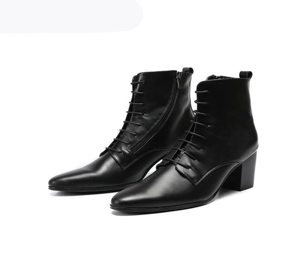 boots men 68cm high heel cowhide genuine leather men boots black laceup zapatos hombre zapatos de hombre knight boot6959926
boots men 68cm high heel cowhide genuine leather men boots black laceup zapatos hombre zapatos de hombre knight boot6959926