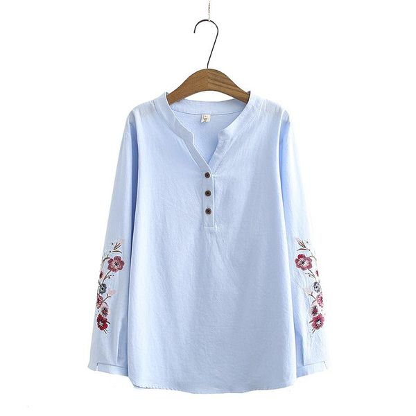 t-shirt autumn women shirts ladies vneck female embroidery sleeve blouses cotton linen loose plus size clothing k74 2089, Black
t-shirt autumn women shirts ladies vneck female embroidery sleeve blouses cotton linen loose plus size clothing k74 2089, Black