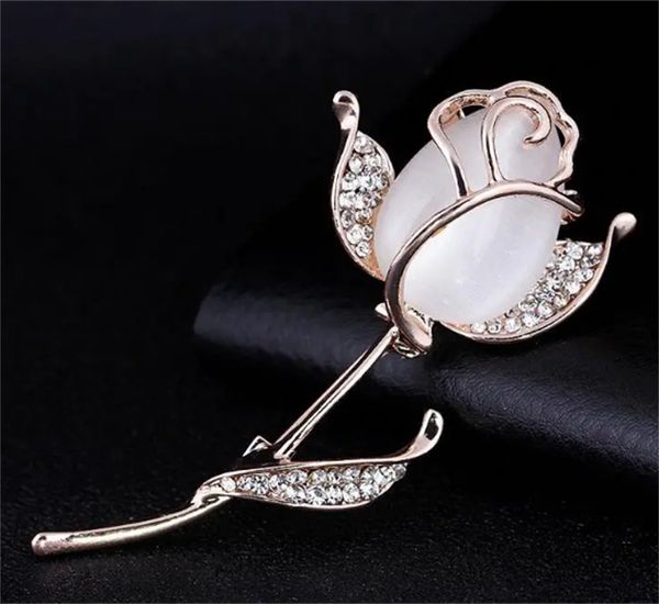 crystal rose flower golden brooches pins corsage scarf clips safety pin women girls vintage clothing decoration, Gray
crystal rose flower golden brooches pins corsage scarf clips safety pin women girls vintage clothing decoration, Gray