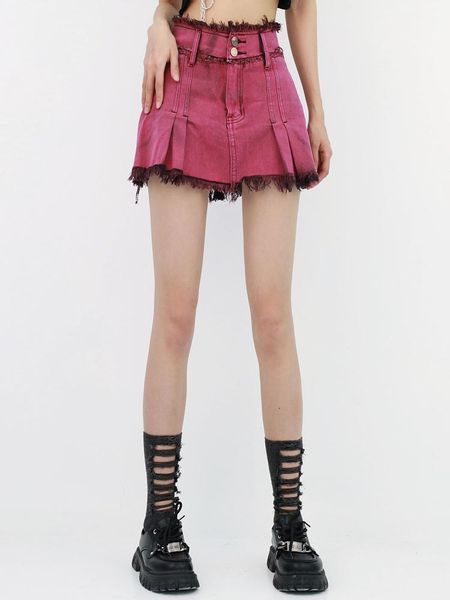 capris european girls pink mini skirt women's summer 2022 new design tassel edge high waist aline cute denim skirt, Black;white
capris european girls pink mini skirt women's summer 2022 new design tassel edge high waist aline cute denim skirt, Black;white