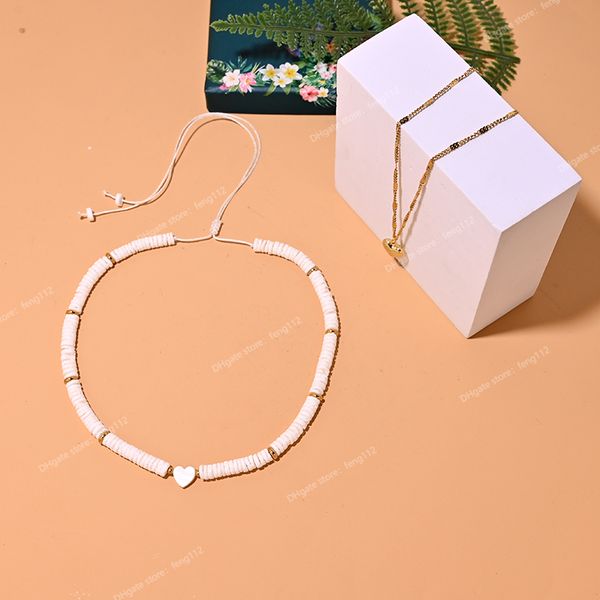 natural shell beads choker stainless steel heart pendant necklace for women handmade bijoux femme jewelry design fashion jewelrynecklace aut, Silver
natural shell beads choker stainless steel heart pendant necklace for women handmade bijoux femme jewelry design fashion jewelrynecklace aut, Silver
