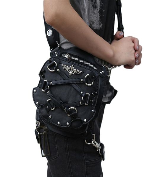 mini waist bag women motorcycle leg bags black gothic pu leather small crossbody phone case holder4448492
mini waist bag women motorcycle leg bags black gothic pu leather small crossbody phone case holder4448492