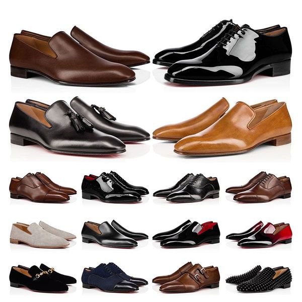 mens dress shoes luxury designers genuine leather rivets patent leather red shoe flat men outdoor business party wedding oxfords, Black
mens dress shoes luxury designers genuine leather rivets patent leather red shoe flat men outdoor business party wedding oxfords, Black