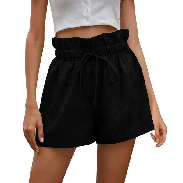 women's shorts womens waist summer high shorts cotton waist casual women linen shorts elastic and solid women shorts 4 230418, White;black
women's shorts womens waist summer high shorts cotton waist casual women linen shorts elastic and solid women shorts 4 230418, White;black
