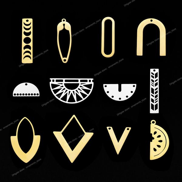 5pcs/lot 316 stainless steel semicircle bar charm pendant for necklaces wholesale round geometric charms for diy jewelry make fashion jewelr, Silver
5pcs/lot 316 stainless steel semicircle bar charm pendant for necklaces wholesale round geometric charms for diy jewelry make fashion jewelr, Silver