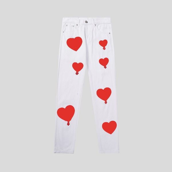 2023 designer jeans for womens mens make old washed pants straight trousers heart letter prints woman man casual long style bottoms qgy8, Black
2023 designer jeans for womens mens make old washed pants straight trousers heart letter prints woman man casual long style bottoms qgy8, Black