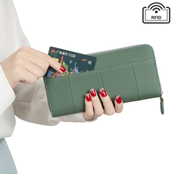 anti magnetic wallet, long zipper, women's wallet, organ card, change one piece, large capacity handheld wallet, Red;black
anti magnetic wallet, long zipper, women's wallet, organ card, change one piece, large capacity handheld wallet, Red;black