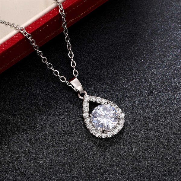 pendant necklaces caoshi drop shaped pendant necklace for women fashion engagement ceremony accessories with dazzling zirconia elegant lady, Silver
pendant necklaces caoshi drop shaped pendant necklace for women fashion engagement ceremony accessories with dazzling zirconia elegant lady, Silver