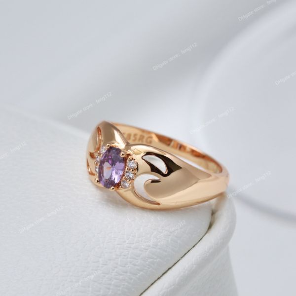 luxury purple oval natural zircon rings for women 585 rose gold color bridal wedding fine jewelry trendy rings gift fashion jewelryrings aut, Golden;silver
luxury purple oval natural zircon rings for women 585 rose gold color bridal wedding fine jewelry trendy rings gift fashion jewelryrings aut, Golden;silver