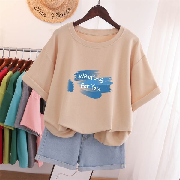 women's t-shirt ebaihui 100% cotton l-6xl t shirt letter print tshirt short sleeve women's summer casual couple o neck oversized t, White
women's t-shirt ebaihui 100% cotton l-6xl t shirt letter print tshirt short sleeve women's summer casual couple o neck oversized t, White