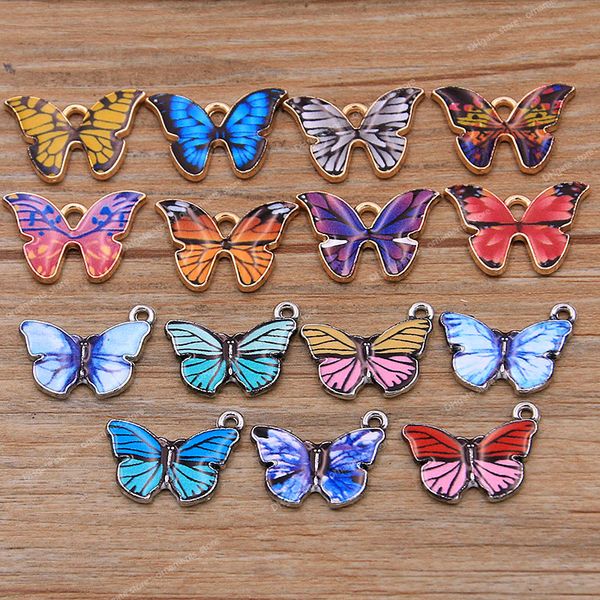 10pcs 4 styles 8 color alloy metal drop oil colorful butterfly charms animal pendant for diy bracelet necklace jewelry making fashion jewelr, Silver
10pcs 4 styles 8 color alloy metal drop oil colorful butterfly charms animal pendant for diy bracelet necklace jewelry making fashion jewelr, Silver