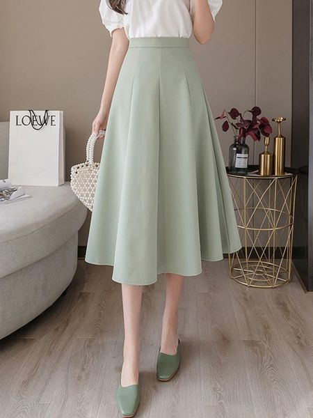 capris ladies elegant aline skirts new arrival 2022 fashion korean style solid color big swing high waist women long skirt w1088, Black;white
capris ladies elegant aline skirts new arrival 2022 fashion korean style solid color big swing high waist women long skirt w1088, Black;white