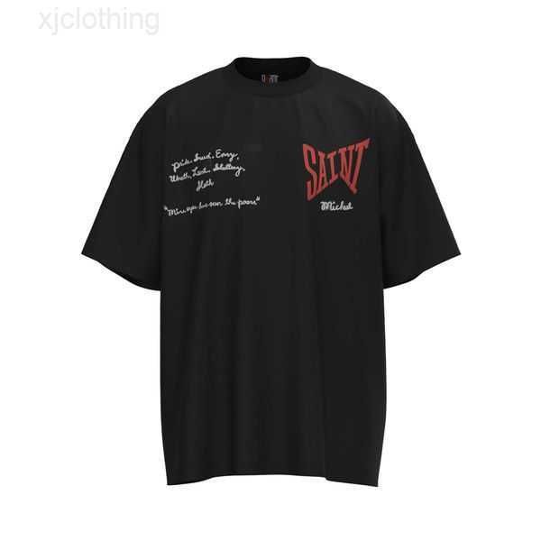 men's t-shirts high saint michael wash old short sleeve fashion vintage print couple t-shirt men03b5 4z3ur, White;black
men's t-shirts high saint michael wash old short sleeve fashion vintage print couple t-shirt men03b5 4z3ur, White;black