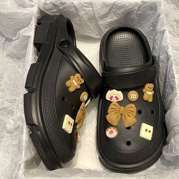 sandals comwarm fashion women slippers outdoor clogs thick sole sandals female eva light non-slip home slides flip flops garden shoes 230417, Black
sandals comwarm fashion women slippers outdoor clogs thick sole sandals female eva light non-slip home slides flip flops garden shoes 230417, Black