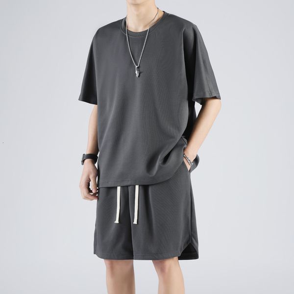 men's tracksuits summer men's solid t-shirtshorts casual sport suit round neck 2 piece comfortable simple style sweatsuit tracksui, Gray
men's tracksuits summer men's solid t-shirtshorts casual sport suit round neck 2 piece comfortable simple style sweatsuit tracksui, Gray