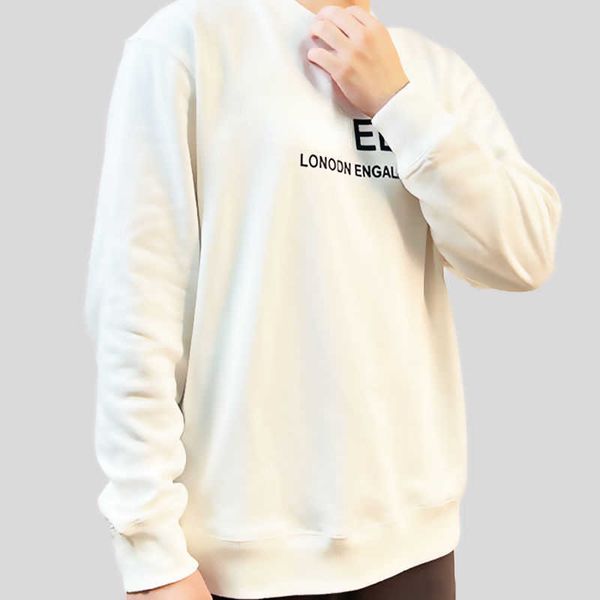 mens sweater designer sweatshirt burb loose hoodie letter print casual long sleeve t shirt hoodies men women cotton terry casual shirt pullo, Black 
mens sweater designer sweatshirt burb loose hoodie letter print casual long sleeve t shirt hoodies men women cotton terry casual shirt pullo, Black