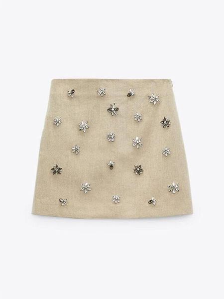 dresses 2021 summer women chic fashion handwork manmade jewelry inlay mini skirt vintage high waist side zipper female skirts mujer, Black;gray
dresses 2021 summer women chic fashion handwork manmade jewelry inlay mini skirt vintage high waist side zipper female skirts mujer, Black;gray