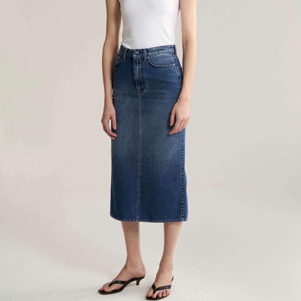 dresses 2021 autumn women's denim midi skirt simple ladies back split fashion office wear midlength skirts female jupe, White;black
dresses 2021 autumn women's denim midi skirt simple ladies back split fashion office wear midlength skirts female jupe, White;black