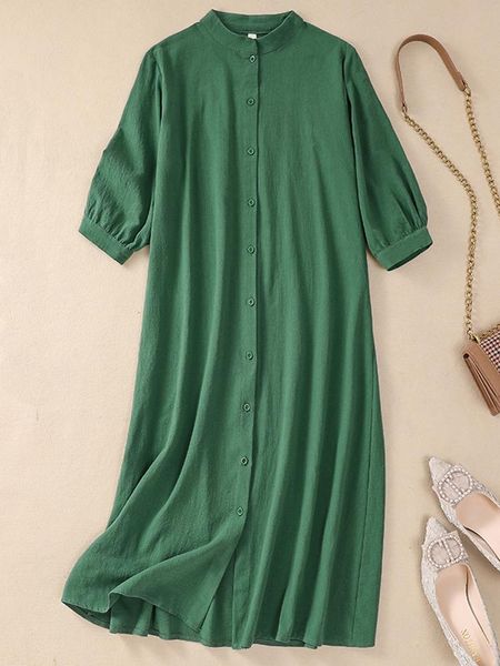 dresses cotton linen dress short sleeve elegant women shirt dresses summer 2022 new single breasted office ladies button midi dresses, Black;gray
dresses cotton linen dress short sleeve elegant women shirt dresses summer 2022 new single breasted office ladies button midi dresses, Black;gray