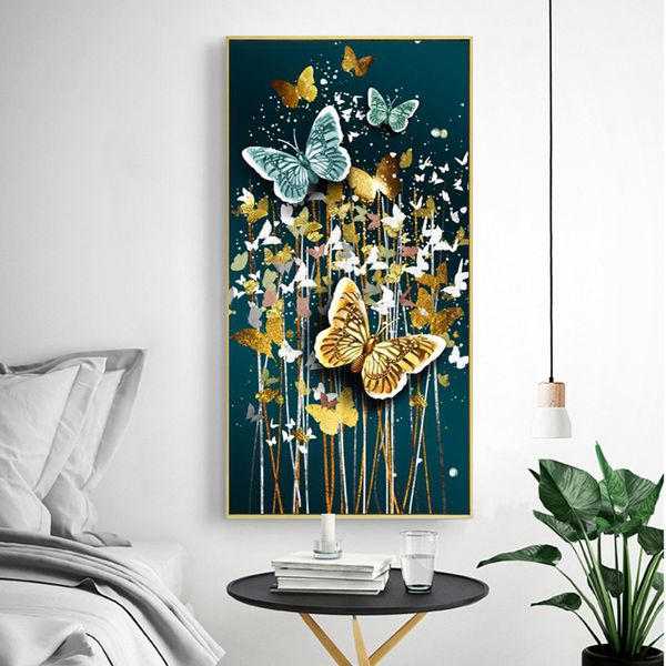 nordic abstract golden butterfly wall art prints poster modern canvas painting wall pictures for living room home decor cuadros
nordic abstract golden butterfly wall art prints poster modern canvas painting wall pictures for living room home decor cuadros