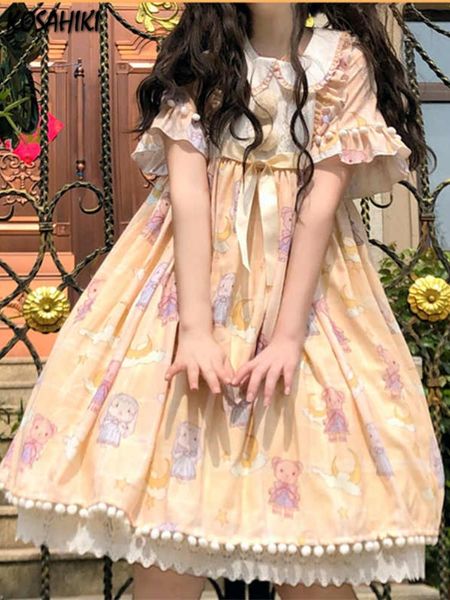 dresses kosahiki cute women's lolita dress cartoon print robe japanese harajuku short sleeves doll dress fairy kawaii sweet vestidos, Black;gray
dresses kosahiki cute women's lolita dress cartoon print robe japanese harajuku short sleeves doll dress fairy kawaii sweet vestidos, Black;gray