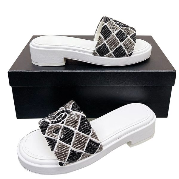slippers for womens low heels sandals designer beaded uppers pearl slides ladies slingbacks dress shoes girl flip flops outdoor beach shoes, Black
slippers for womens low heels sandals designer beaded uppers pearl slides ladies slingbacks dress shoes girl flip flops outdoor beach shoes, Black