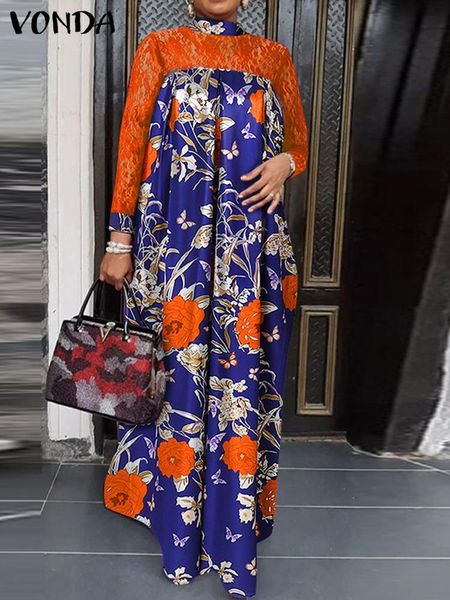 dresses vonda women maxi dress 2022 long sleeve floral printed dresses lace patchwork holiday party vestido robe femme oversize sundress, Black;gray
dresses vonda women maxi dress 2022 long sleeve floral printed dresses lace patchwork holiday party vestido robe femme oversize sundress, Black;gray
