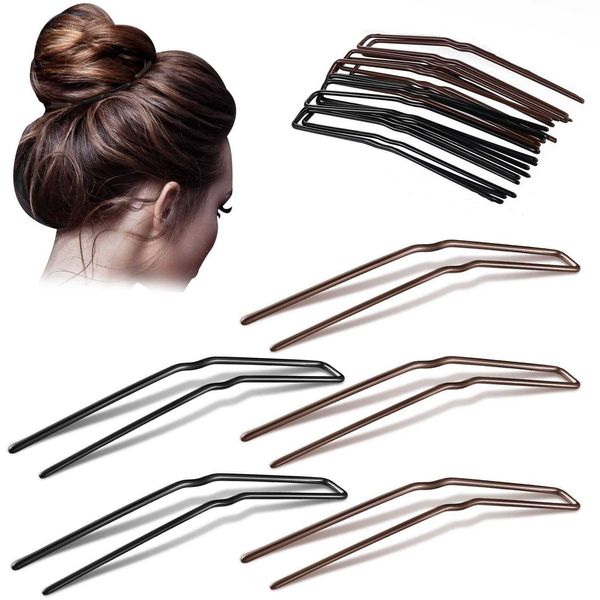 hairpins 12pcs u shaped hair pins ballet bobby pins hair styling pins for updo u bun hairpins for women girls thick thin long curly hair w04, Golden;silver
hairpins 12pcs u shaped hair pins ballet bobby pins hair styling pins for updo u bun hairpins for women girls thick thin long curly hair w04, Golden;silver