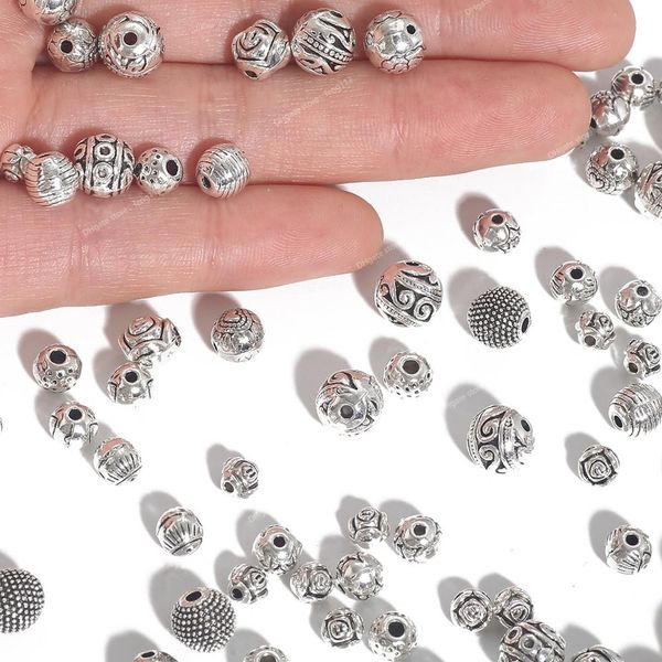 10-50pcs antique silver plated loose spacer rondelle beads for jewelry making vintage bracelet beads charm handmade supplies jewelry makingj, Blue;slivery
10-50pcs antique silver plated loose spacer rondelle beads for jewelry making vintage bracelet beads charm handmade supplies jewelry makingj, Blue;slivery