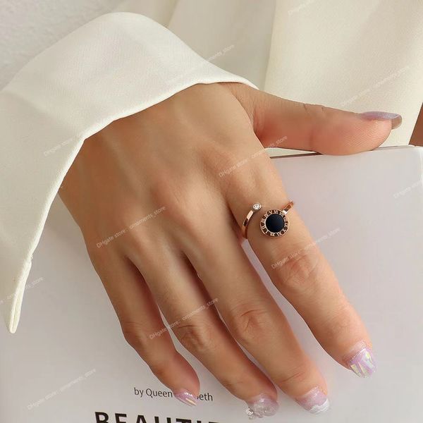 2021 new classic black disc roman numeral stainless steel open rings gothic girls fashion jewelry party luxury rings for woman fashion jewel, Golden;silver
2021 new classic black disc roman numeral stainless steel open rings gothic girls fashion jewelry party luxury rings for woman fashion jewel, Golden;silver