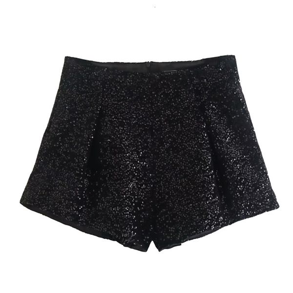 women's shorts zevity women high street pleats design sequined bermuda shorts lady zipper fly shorts chic velvet pantalone cortos p2876, White;black
women's shorts zevity women high street pleats design sequined bermuda shorts lady zipper fly shorts chic velvet pantalone cortos p2876, White;black