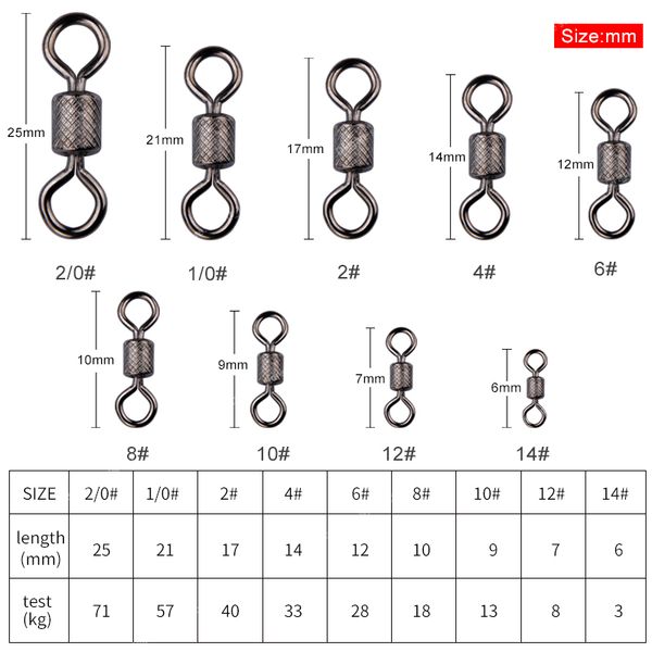 50pcs/lot fishing swivels ball bearing swivel with safety snap solid rings rolling swivel for carp fishing accessories fishingfishing tools
50pcs/lot fishing swivels ball bearing swivel with safety snap solid rings rolling swivel for carp fishing accessories fishingfishing tools
