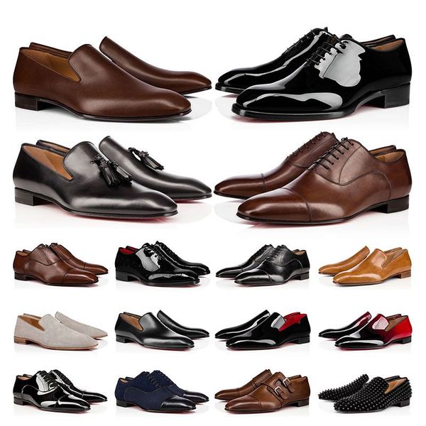2023 mens dress shoes luxury designers genuine leather rivets patent leather red shoe champagne flat men outdoor business party wedding oxfo, Black
2023 mens dress shoes luxury designers genuine leather rivets patent leather red shoe champagne flat men outdoor business party wedding oxfo, Black
