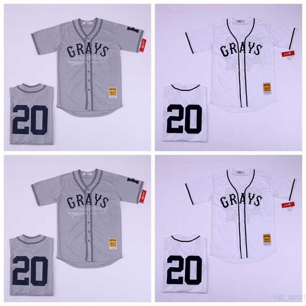 men baseball grays negro jerseys 20 josh gibson homestead national league cool base team color grey white stitched breathable quality, Black
men baseball grays negro jerseys 20 josh gibson homestead national league cool base team color grey white stitched breathable quality, Black