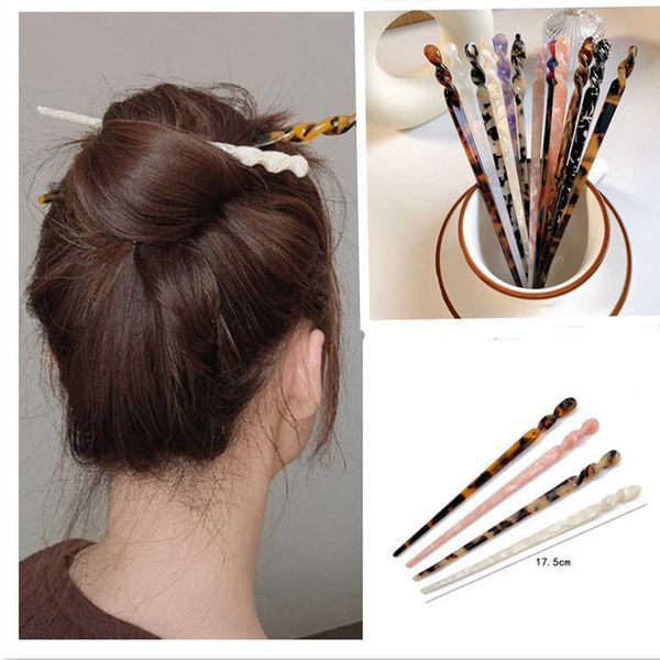 hairpins 12 colors hair sticks acetate headbands for women elegance lady hairpins fashion hair clip hair accessories headwear w0417, Golden;silver
hairpins 12 colors hair sticks acetate headbands for women elegance lady hairpins fashion hair clip hair accessories headwear w0417, Golden;silver