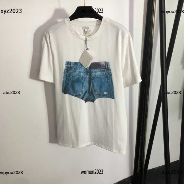 luxury women's t-shirt denim shorts pattern print short sleeves tshirt designer t shirt lady size s-l summer ing, White
luxury women's t-shirt denim shorts pattern print short sleeves tshirt designer t shirt lady size s-l summer ing, White